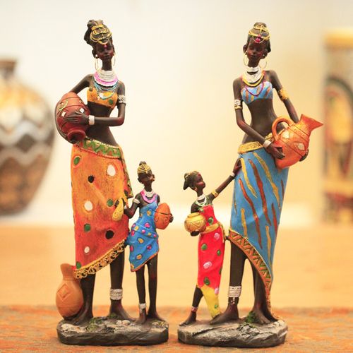创意非洲摆件家居摆件客厅摆件工艺品房间装饰品摆件复古软装饰品产品